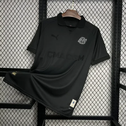 Maillot Olympique Marseille Spécial "125 Ans Noir" 2024/2025