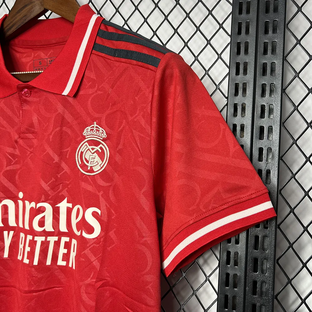 Maillot Real Madrid Rouge 2024-2025 (4) Real Madrid Concept Red jersey 2024/2025 - Image 5