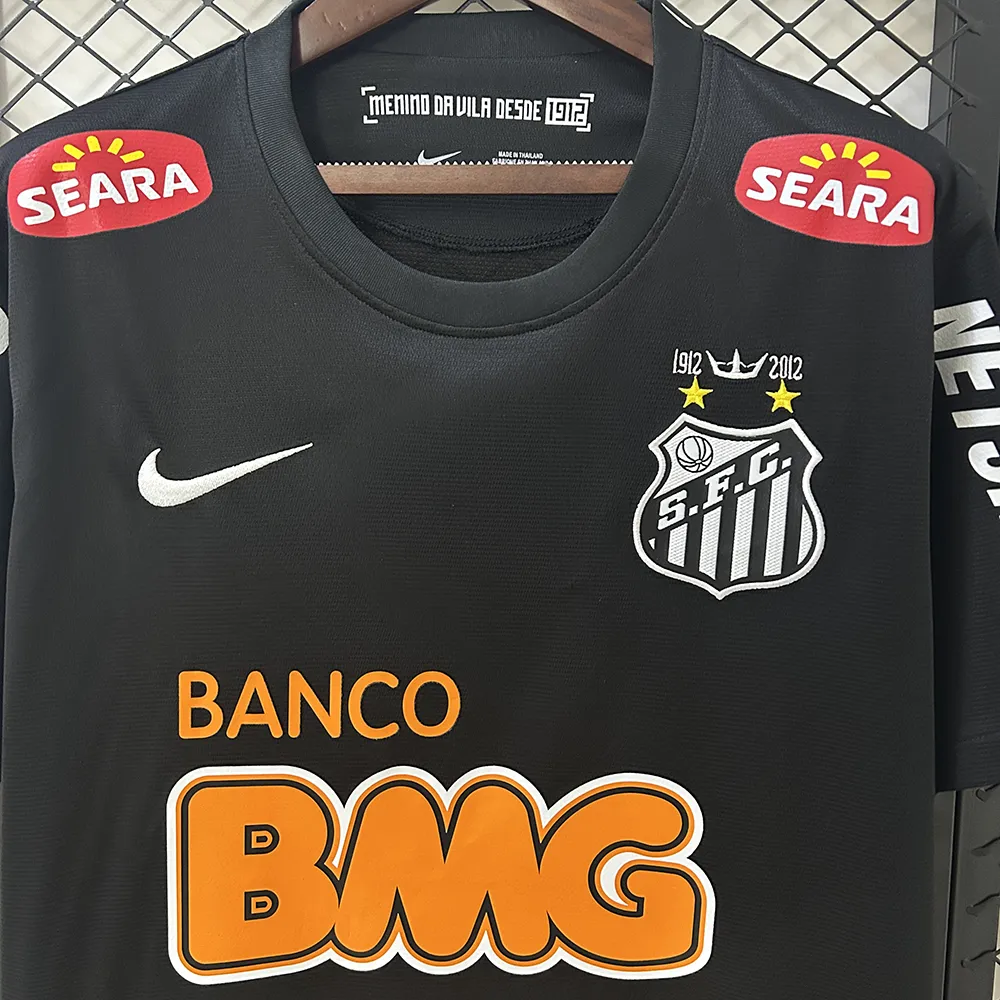 Maillot Retro Santos Exterieur 2012-2013 (8) Santos Away Retro Jersey 2012/2013 - Image 3
