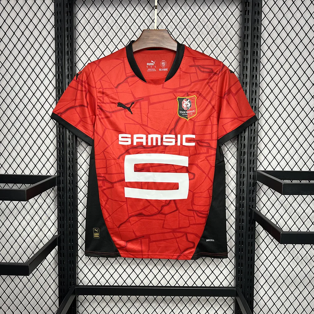 Maillot Stade Rennais Domicile 2024-2025 (4) Maillot Stade Rennais Domicile 2024/2025