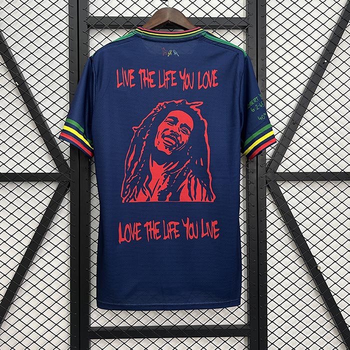 Maillot Ajax Concept Bleu 2025-2026 (1) Maillot Ajax Concept "Bob Marley Bleu" 2025/2026 – Image 2