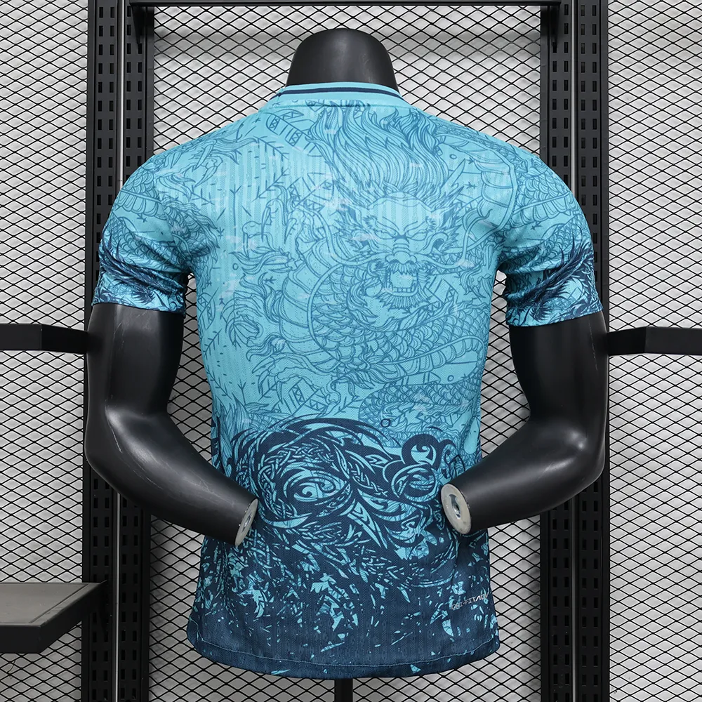 Maillot Match Barcelone Concept Dragon Bleu 2025-2026 (4) Maillot Joueur Barcelone Concept Dragon Bleu 2025/2026 – Image 2