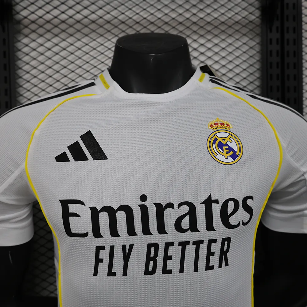 Maillot Match Real Madrid Domicile 2025-2026 (5) Real Madrid Home Player Jersey 2025/2026 - Image 5
