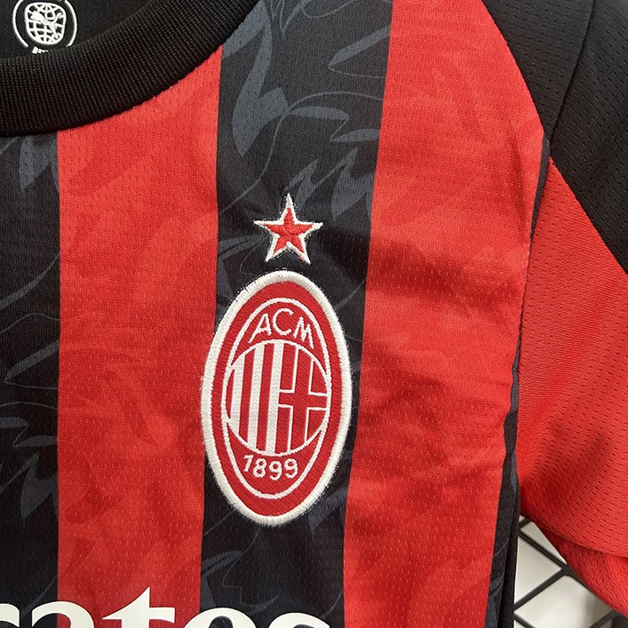 Maillot Enfant AC Milan Domicile 2025-2026 (6) AC Milan Home Jersey Kids 2025/2026 - Image 4