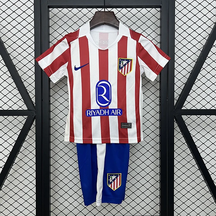 Maillot Enfant Atletico Madrid Domicile 2025-2026 Maillot Enfant Atletico Madrid Domicile 2025/2026