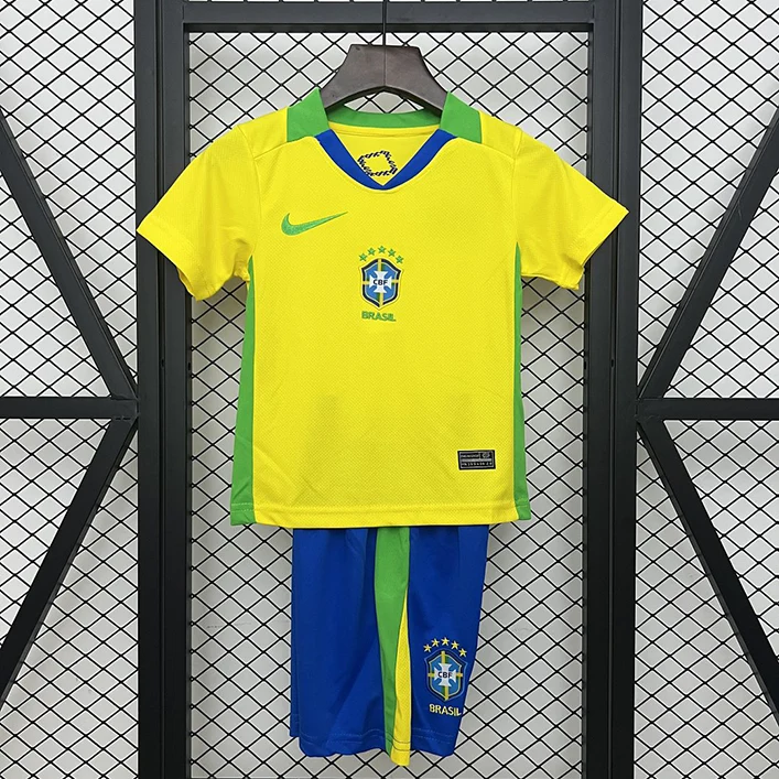 Maillot Enfant Brésil Domicile 2025-2026 (1) Maillot Enfant Brésil Domicile 2025/2026