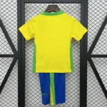 Brazil Home Jersey Kids 2025/2026 - Image 2