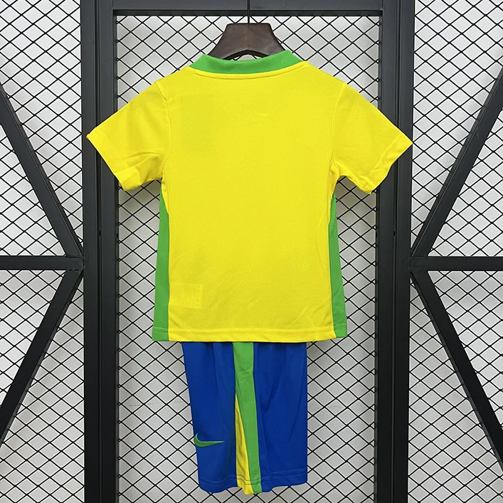 Maillot Enfant Brésil Domicile 2025-2026 (3) Brazil Home Jersey Kids 2025/2026 - Image 2