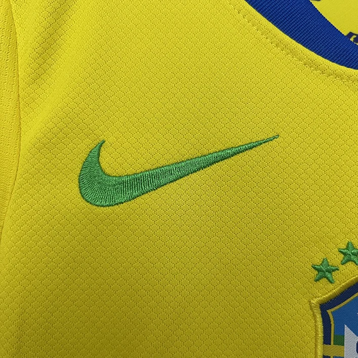 Maillot Enfant Brésil Domicile 2025-2026 (5) Brazil Home Jersey Kids 2025/2026 - Image 3