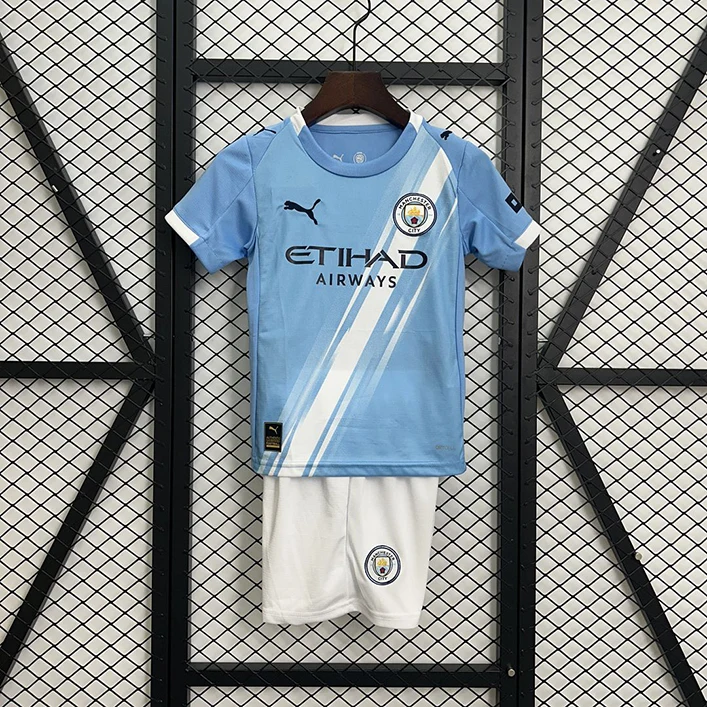 Maillot Enfant Manchester City Domicile 2025-2026 (1) Maillot Enfant Manchester City Domicile 2025/2026