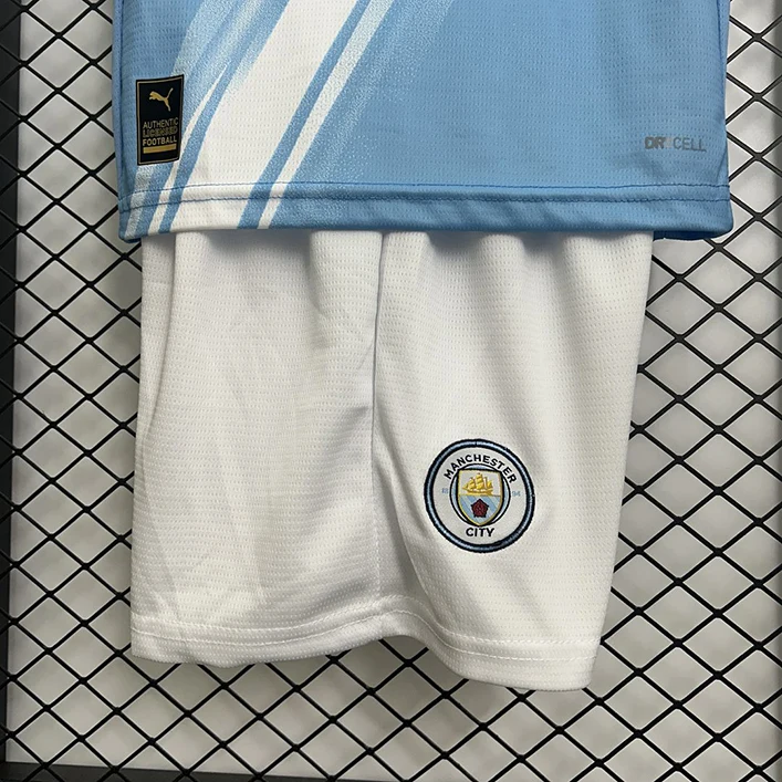 Maillot Enfant Manchester City Domicile 2025-2026 (3) Manchester City Home Jersey Kids 2025/2026 - Image 6