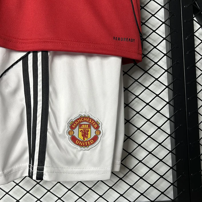 Maillot Enfant Manchester United Domicile 2025-2026 (3) Manchester United Home Jersey Kids 2025/2026 - Image 6