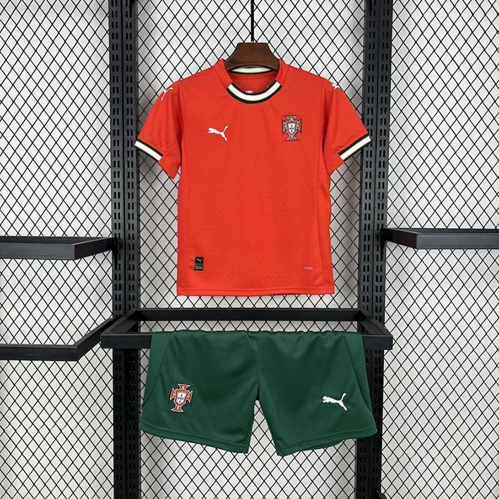 Maillot Enfant Portugal Domicile 2025-2026 (4) Maillot Enfant Portugal Domicile 2025/2026