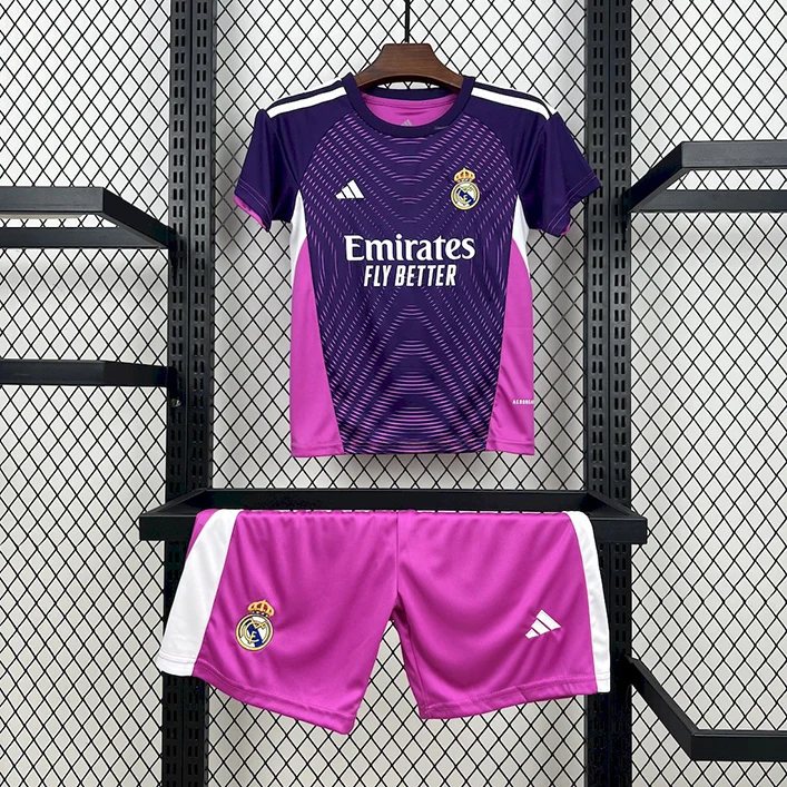 Maillot Enfant Real Madrid Gardien 2025-2026 (1) Maillot Enfant Real Madrid Gardien 2025/2026