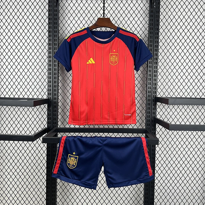 Maillot Enfant Espagne Domicile 2025-2026 (1) Maillot Enfant Espagne Domicile 2025/2026