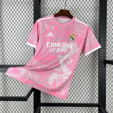Maillot Réal Madrid Dragon Rose 2025/2026