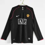 Maillot Rétro Manches Longues Manchester United Extérieur 2007/2008
